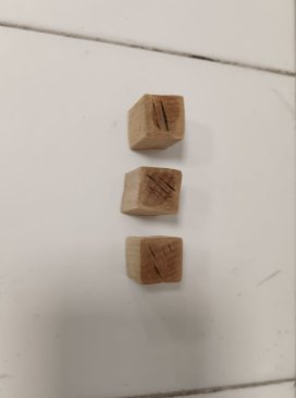 Campioni di legno invecchiato.