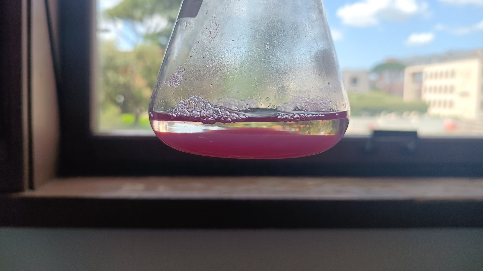 Analisi dei coloranti in laboratorio.